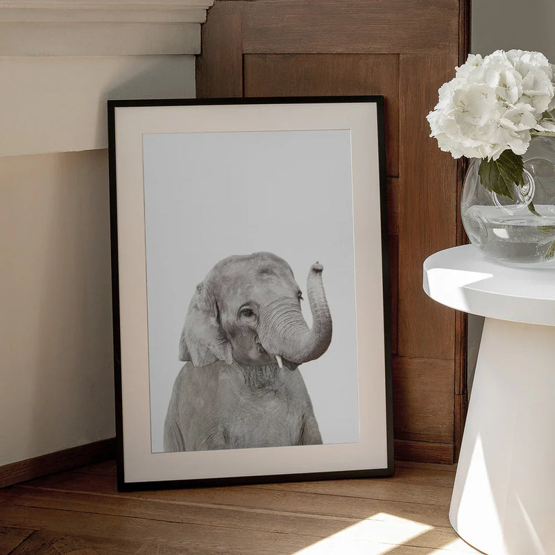 Baby Elephant Framed Art Kathrin Pienaar | Home or Office Art