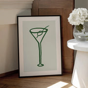Cocktail Green - Pictufy Studio Framed Art | Home or Office Art