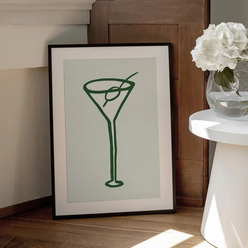 Cocktail Green - Pictufy Studio Framed Art | Home or Office Art
