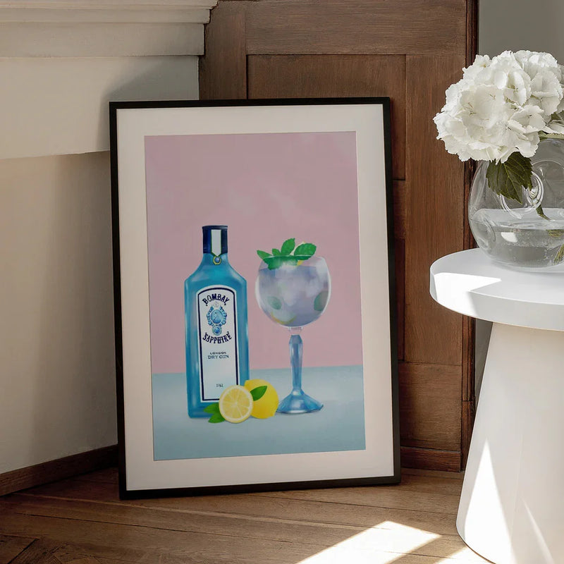 Gin Cocktail - Petra Lizde Framed Art | Home or Office Art