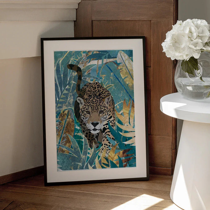 Jaguar Jungle 2 Framed Art Sarah Manovski | Home or Office Art