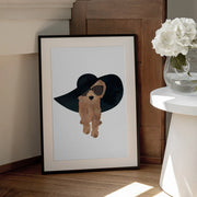 Cockapoo Sun Hat Framed Art Sarah Manovski | Home or Office Art