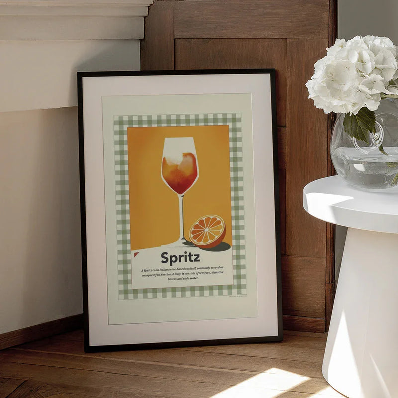 Spritz retro print - Dion Gem Framed Art | Home or Office Art