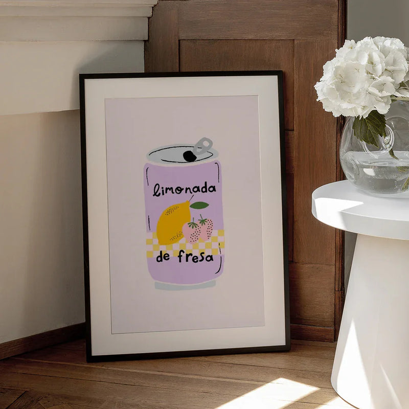 Strawberry Lemonade - Aislinn Simmonds Framed Art | Home or Office Art