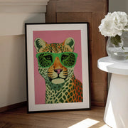 Leo With Glasses Framed Art Treechild | Home or Office Art