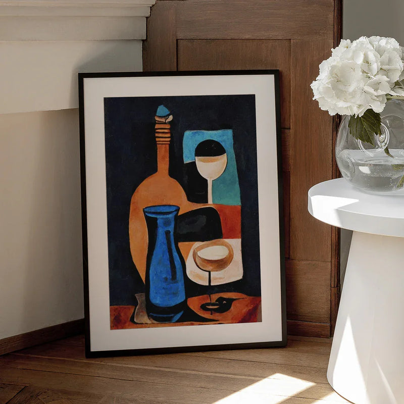 Still Life With Wine - Treechild Framed Art | Home or Office Art