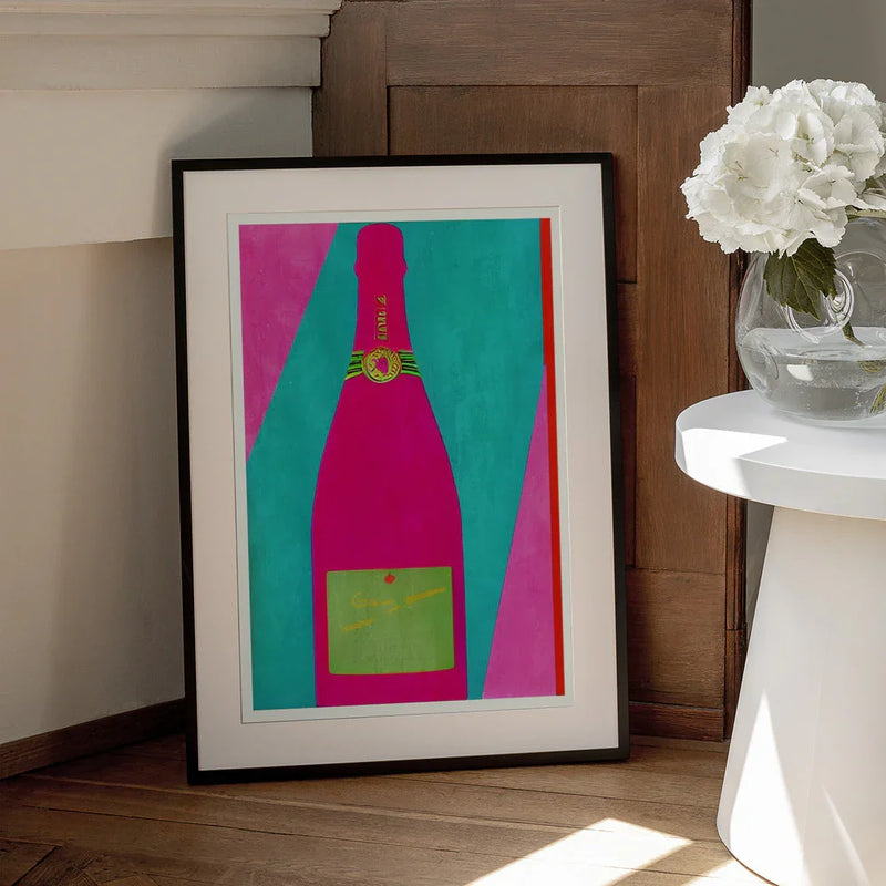 Pink Champagne - Bo Anderson Framed Art | Home or Office Art
