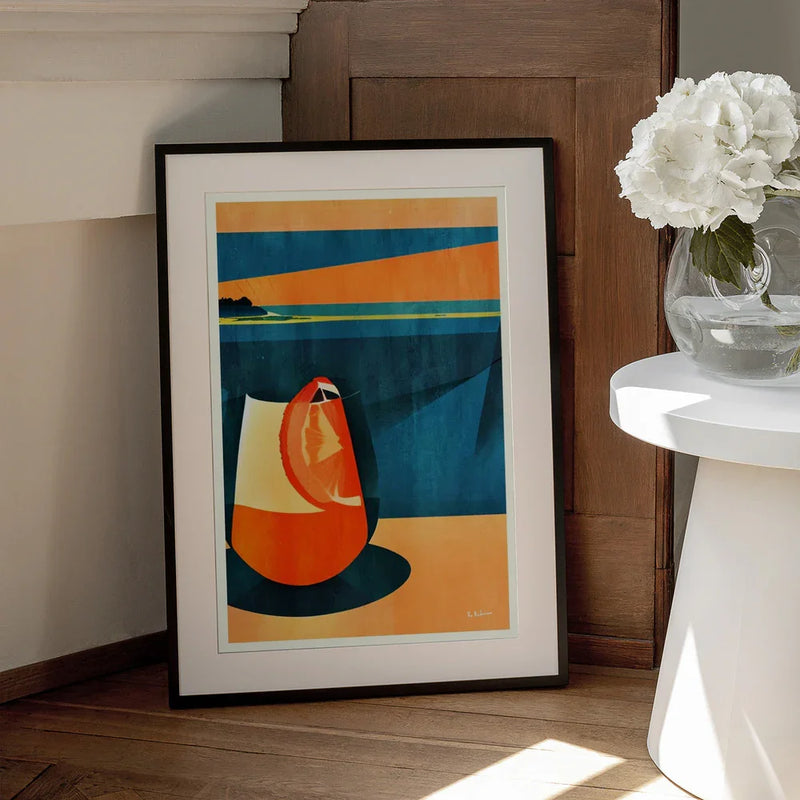 Negroni At Sunset - Bo Anderson Framed Art | Home or Office Art