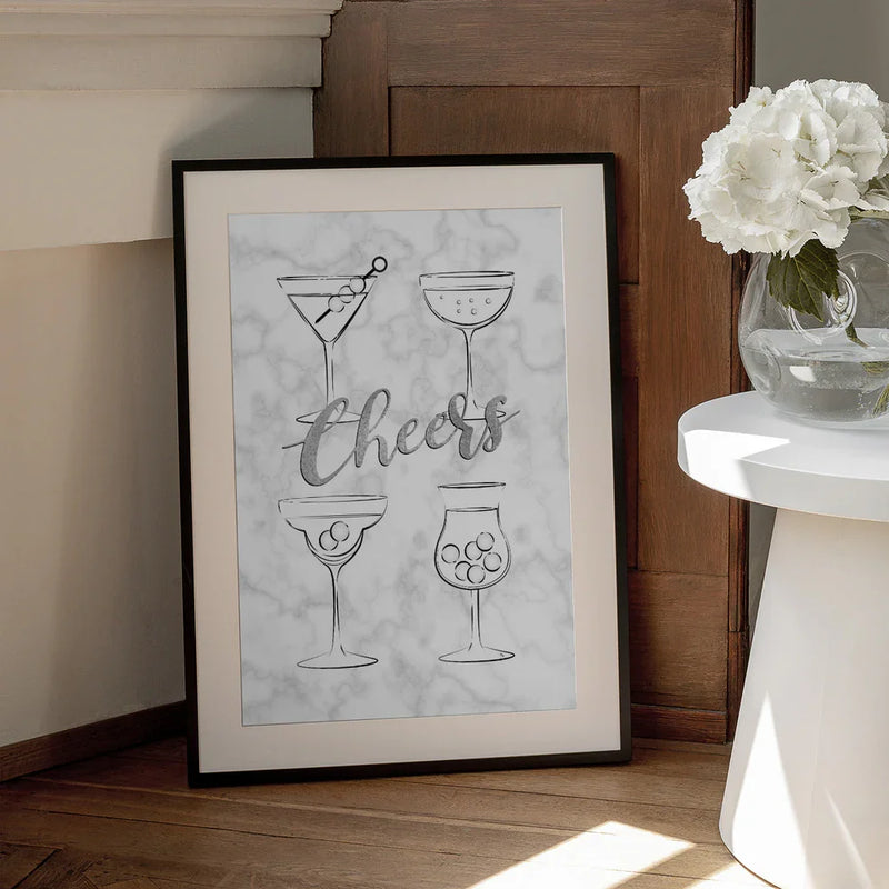 Cheers Cocktails - Martina Framed Art | Home or Office Art