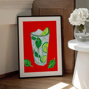 Mojito Extra Mint - Alice Straker Framed Art | Home or Office Art