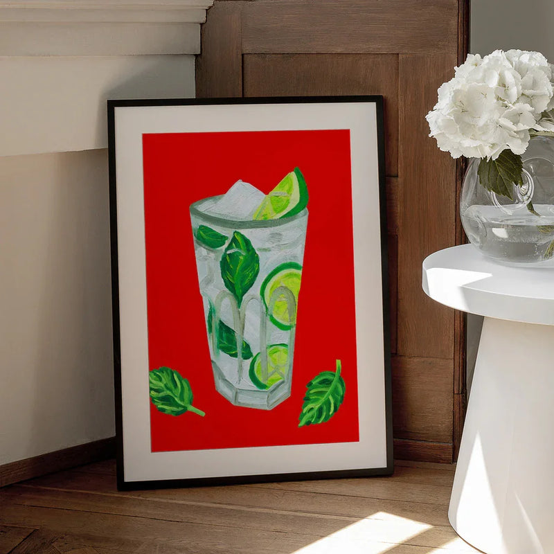 Mojito Extra Mint - Alice Straker Framed Art | Home or Office Art