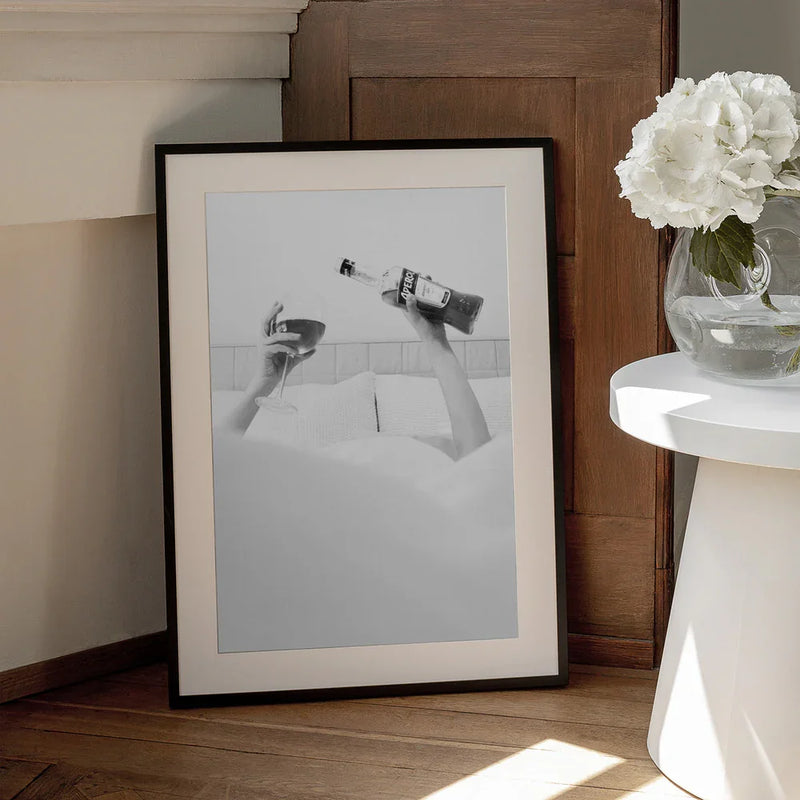 Aperol In Bed B&w - Pictufy Studio III Framed Art | Home or Office Art