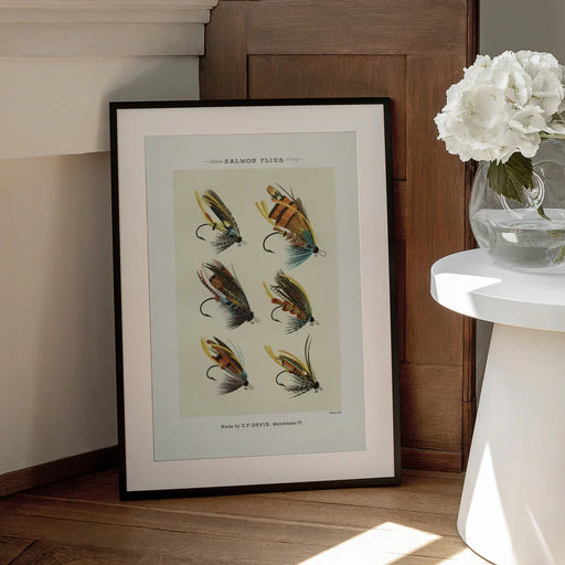 Salmon Fliee 1892 - Mary Orvis Marbury Framed Art | Home or Office Art