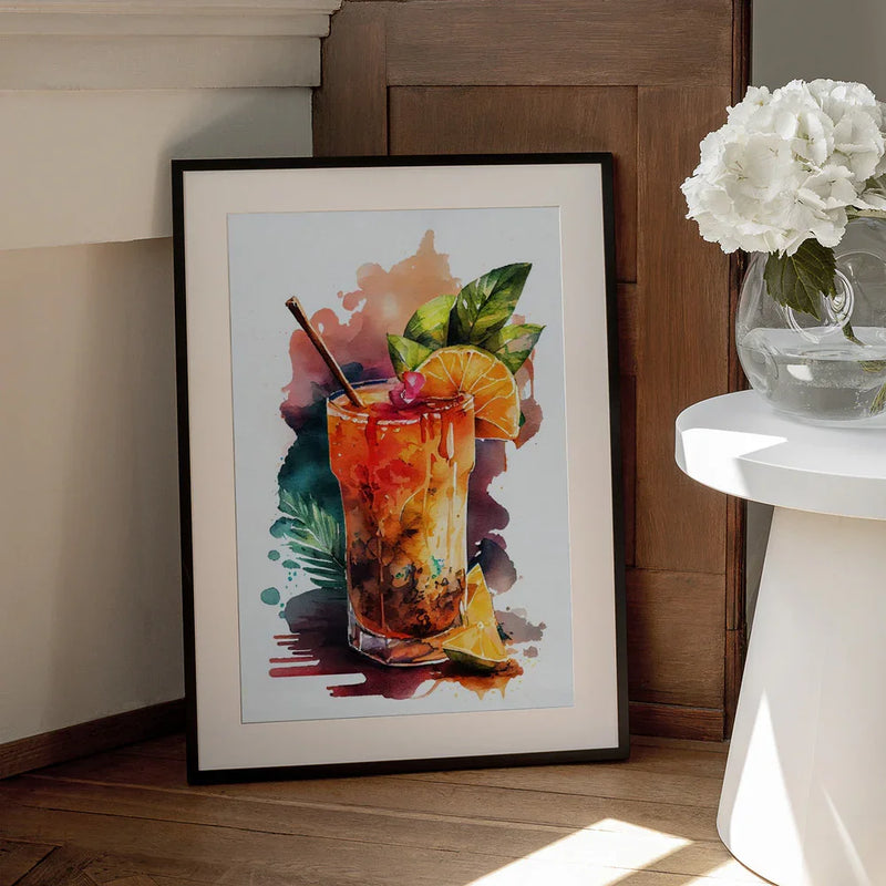 Drinks cocktail - Justyna Jaszke Framed Art | Home or Office Art