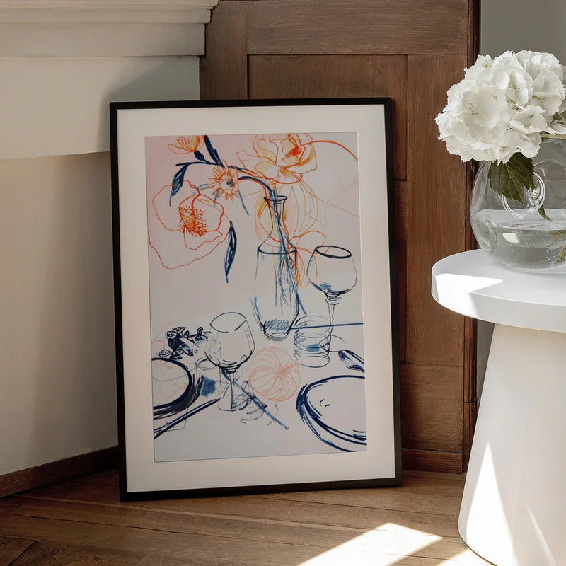 Table still life no 1 - Treechild Framed Art | Home or Office Art