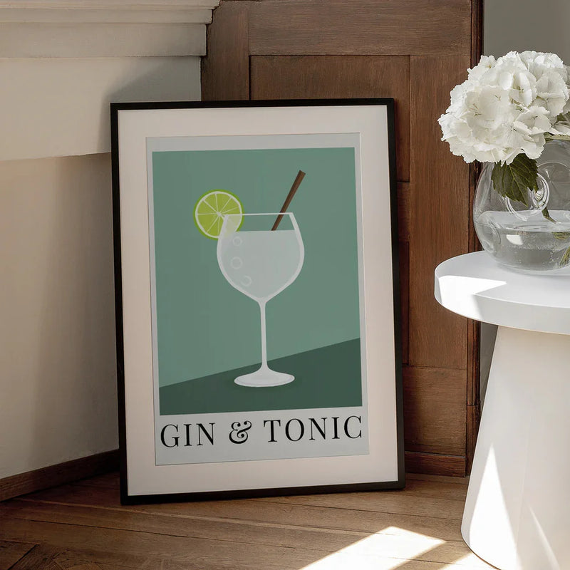 Gin &amp; Tonic - Andreas Magnusson Framed Art | Home or Office Art