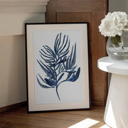 Blue Aquatic Plant Poster 1 - cartissi Framed Art | Home or Office Art
