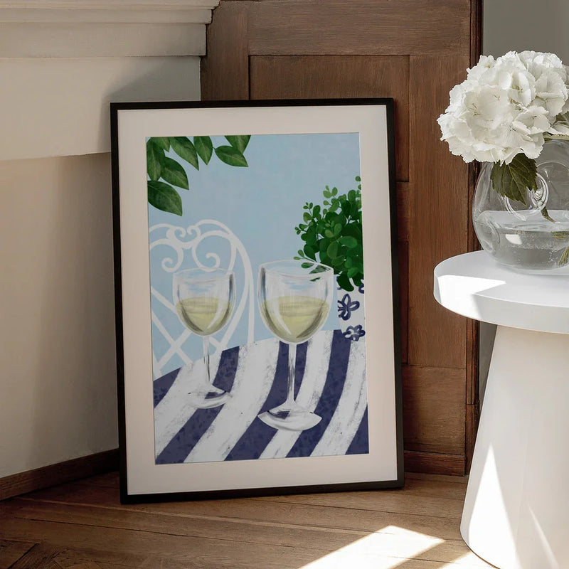 White wine under the tree - EMELIEmaria Framed Art | Home or Office Art