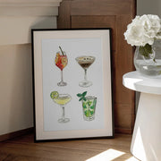 Cocktails - Petra Lizde Framed Art | Home or Office Art