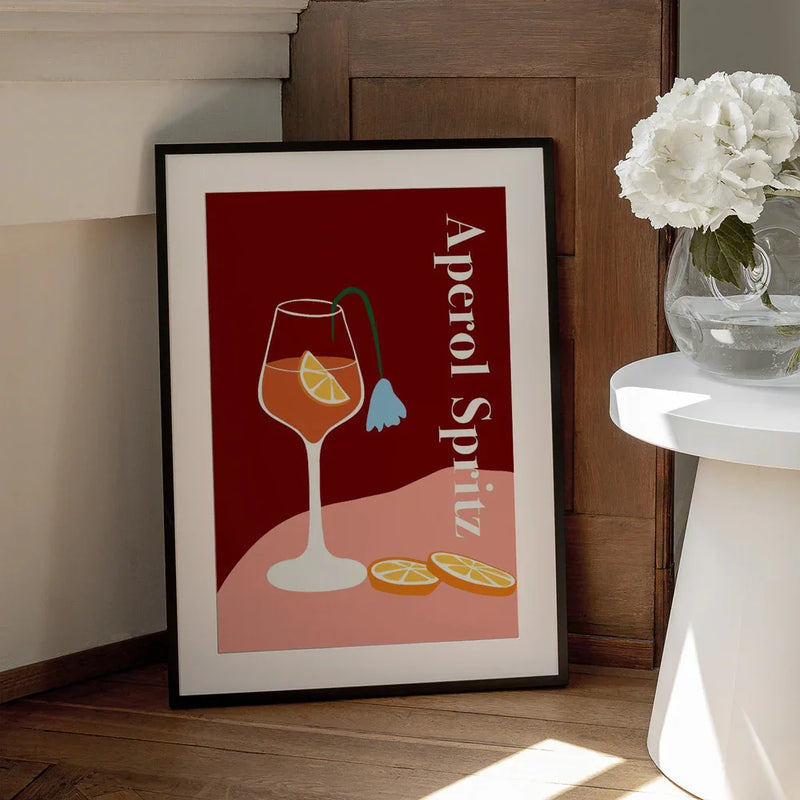 Aperol Spritz - Miho Art Studio Framed Art | Home or Office Art