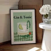 Gin & Tonic - Miho Art Studio Framed Art | Home or Office Art