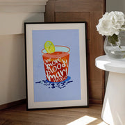 One More Bloody Mary Please - Uma Gokhale Framed Art | Home or Office Art