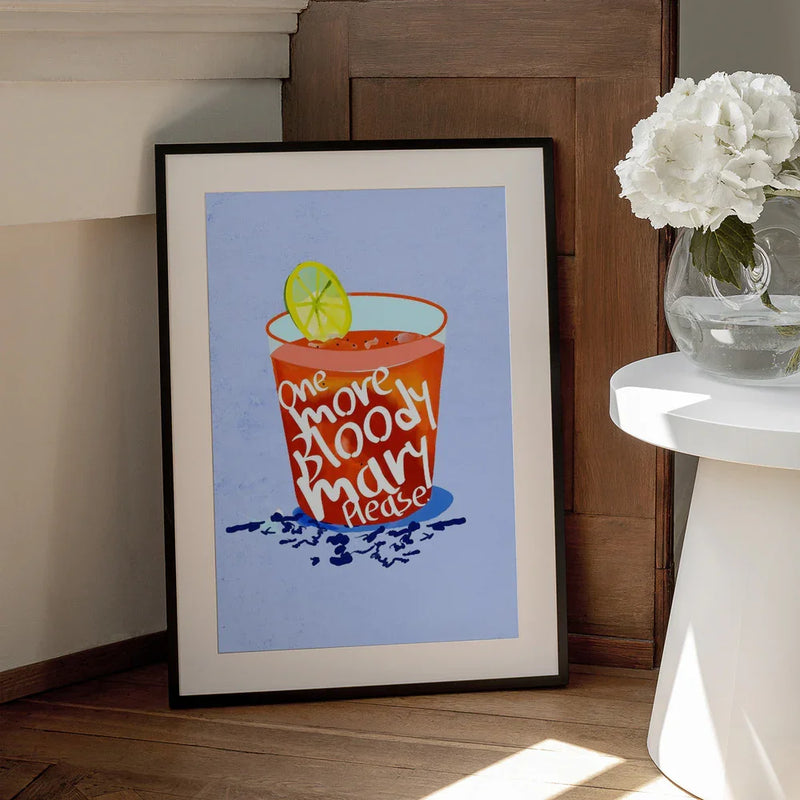 One More Bloody Mary Please - Uma Gokhale Framed Art | Home or Office Art