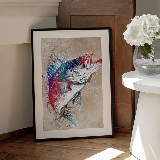 Sport Fishing - Justyna Jaszke Framed Art | Home or Office Art