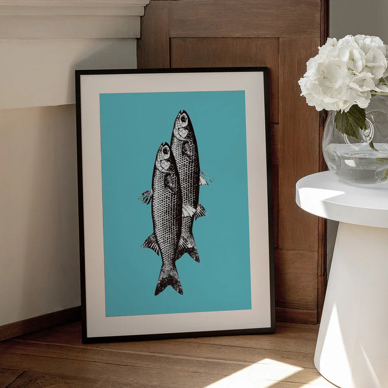 Sardinas - Elizabeth C Framed Art | Home or Office Art