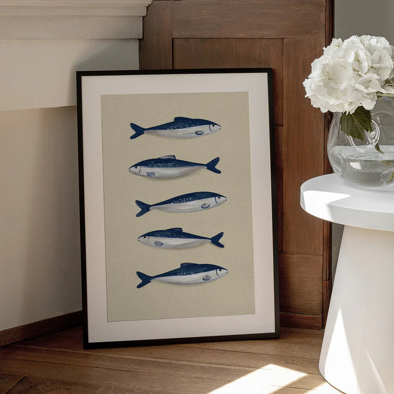 Sardines - EMELIEmaria Framed Art | Home or Office Art
