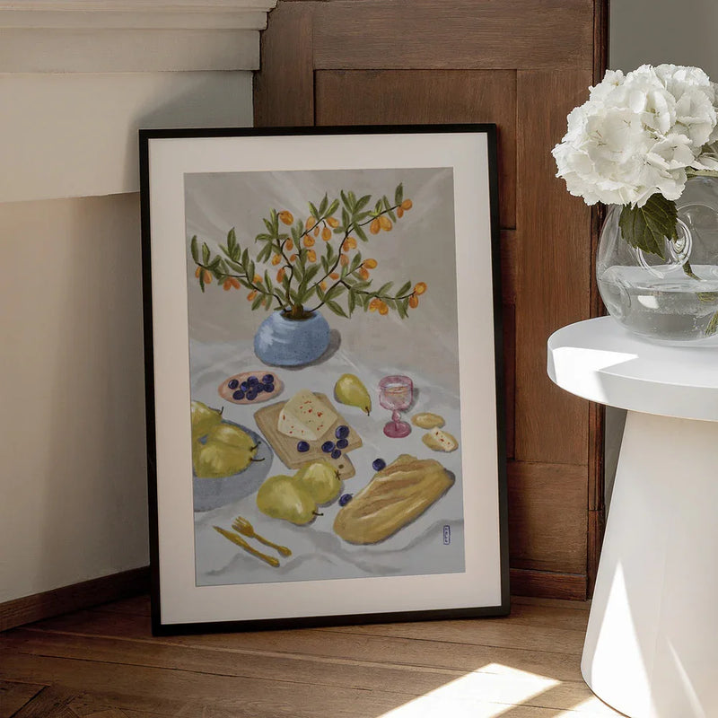 Gin and Tonic In the Afternoon Sun Illustration - Dirkie Nell Framed Art | Home or Office Art