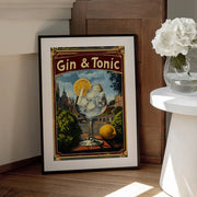 Gin &amp; Tonic Vintage - Andreas Magnusson Framed Art | Home or Office Art