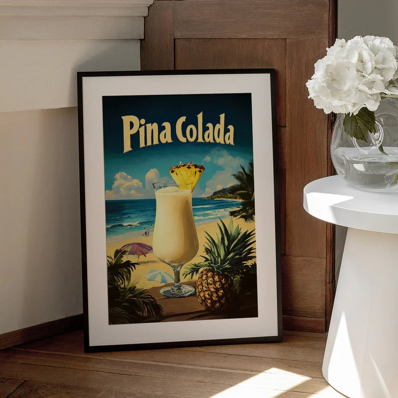 Pina Colada Vintage - Andreas Magnusson Framed Art | Home or Office Art