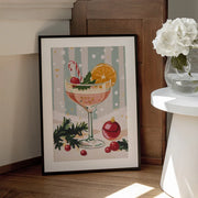 Christmas Cocktail - Melloi Art Prints Framed Art | Home or Office Art
