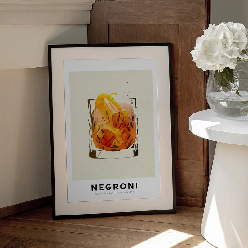 Negroni - Ekaterina Koroleva Framed Art | Home or Office Art