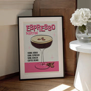 Espresso Martini - WallChart Art Studio Framed Art | Home or Office Art