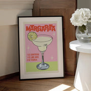 Margarita Cocktail - WallChart Art Studio Framed Art | Home or Office Art