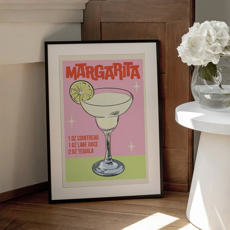 Margarita Cocktail - WallChart Art Studio Framed Art | Home or Office Art