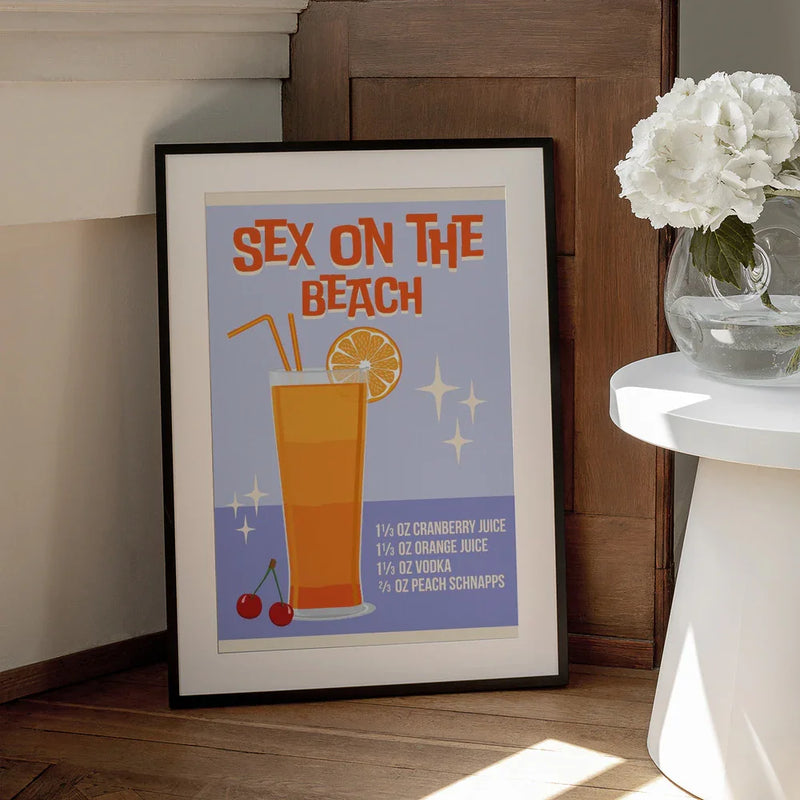 Sex on the Beach - WallChart Art Studio Framed Art | Home or Office Art