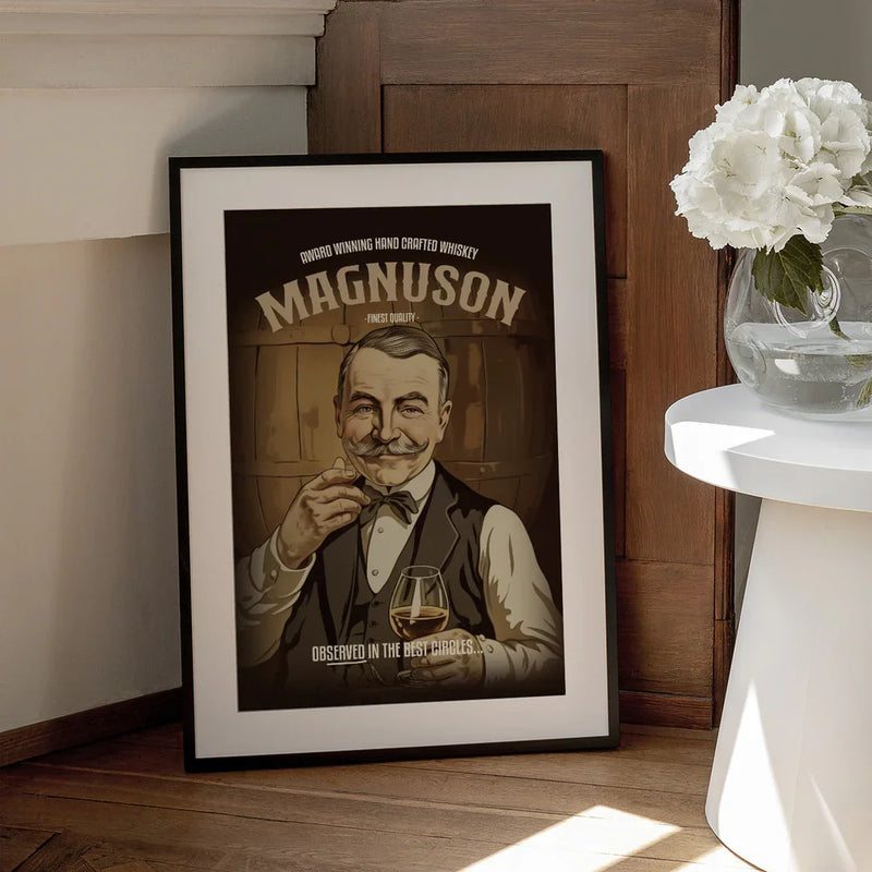 Magnuson Whiskey - Andreas Magnusson Framed Art | Home or Office Art