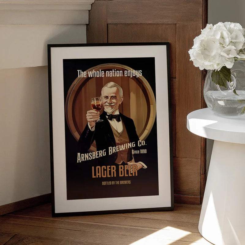 Lager Beer - Andreas Magnusson Framed Art | Home or Office Art
