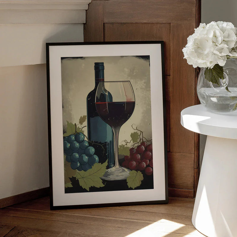 Red Red Wine No 4 - Andreas Magnusson Framed Art | Home or Office Art