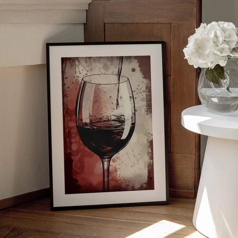 Red Red Wine No 5 - Andreas Magnusson Framed Art | Home or Office Art