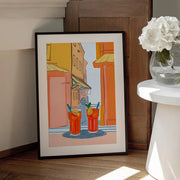 Two Aperols Please! - Uma Gokhale Framed Art | Home or Office Art