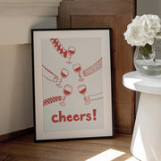 Cheers! Wine Celebration - Rio Soléy Framed Art | Home or Office Art