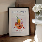 Aperol Spritz Cocktail - Nazma Khokhar Framed Art | Home or Office Art