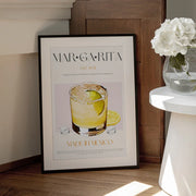 Margarita Print Cocktail - Nazma Khokhar Framed Art | Home or Office Art