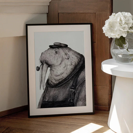 Sea Captain's Wisdom - Mike Koubou Framed Art | Home or Office Art