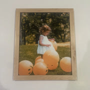 Natural 5x4 Wood Picture Frame with Real Glass - Maple Light Wood Photo Frame