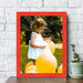 Modern 18X24 Red Picture Frame Gallery Wall Hanging - New Jersey Frame shop custom framing